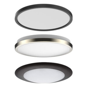 simple circle led flush mount light