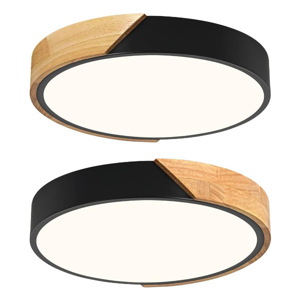 simple circle led flush mount light
