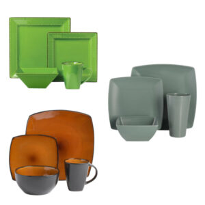 square dinnerware set