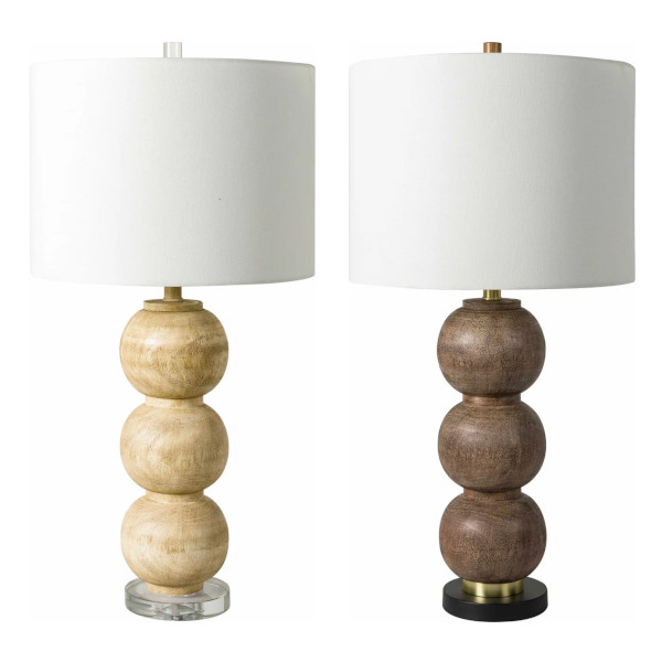 triple sphere base table lamp