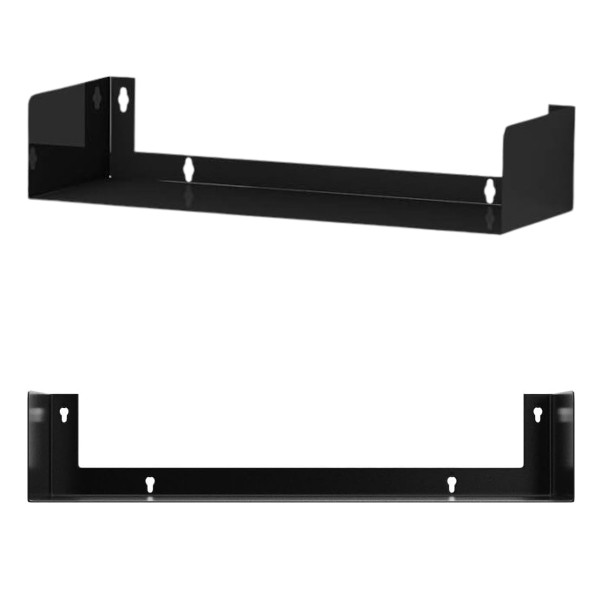 u-shaped floating shelves