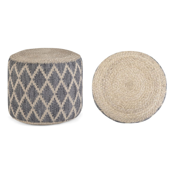 geometric pouf