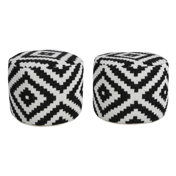 geometric pouf