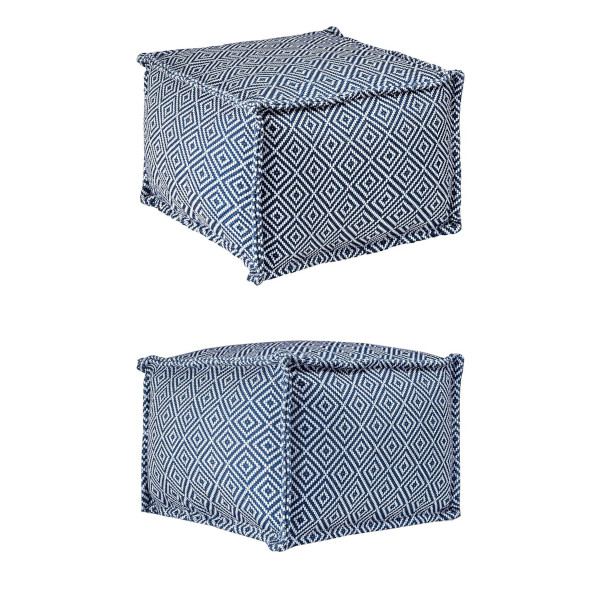 geometric pouf