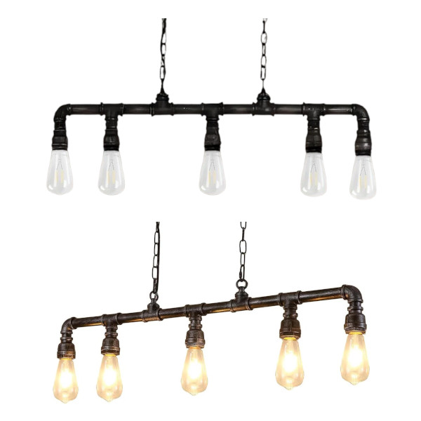 pipe chandelier