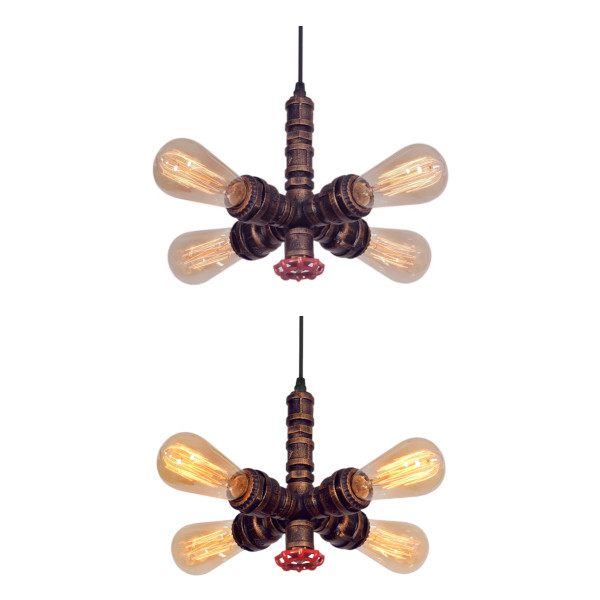 pipe chandelier
