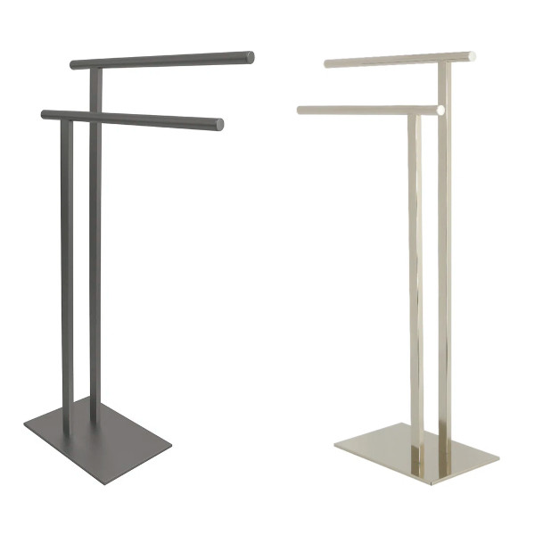 2-tier free standing towel rack