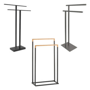 2-tier free standing towel rack