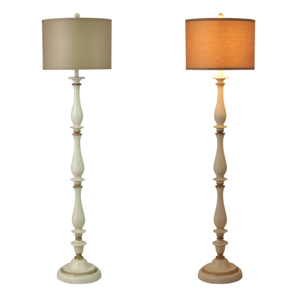candlestick floor lamp