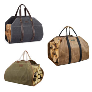 canvas log carrier