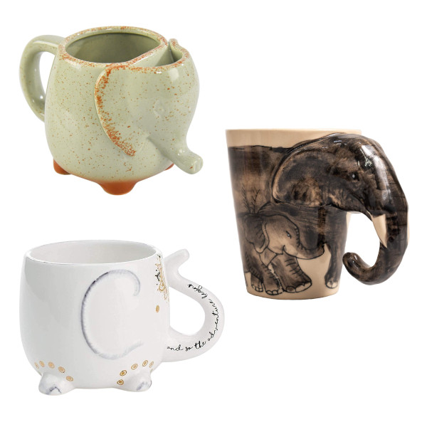 ceramic elephant mug