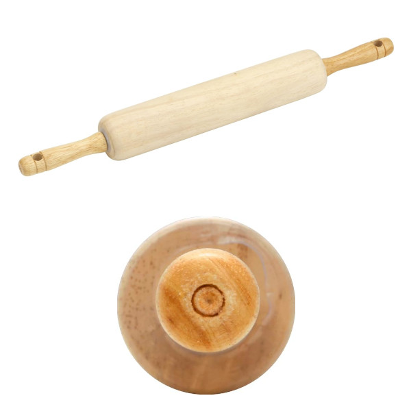 classic wooden rolling pin