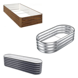 metal raised garden bed