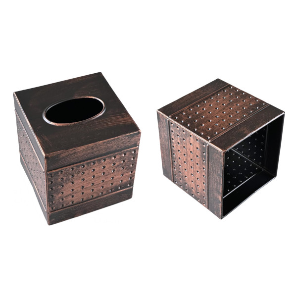metal tissue box cover