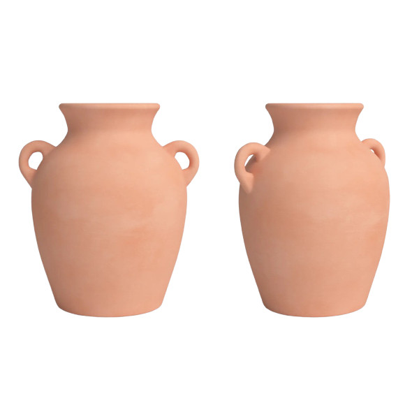 terracotta table vase