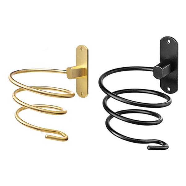 wall mounted hair dryer holder