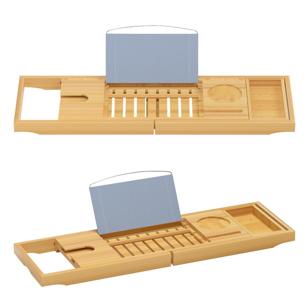 wooden bath tray