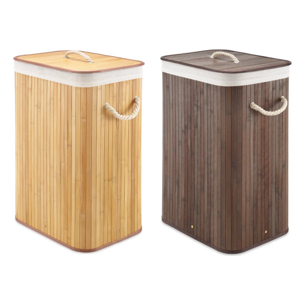 wooden laundry hamper