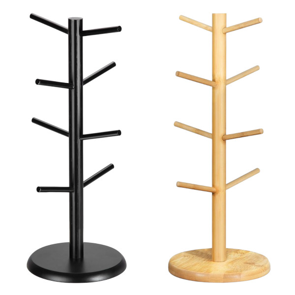 wooden mug tree holder
