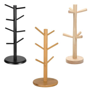 wooden mug tree holder