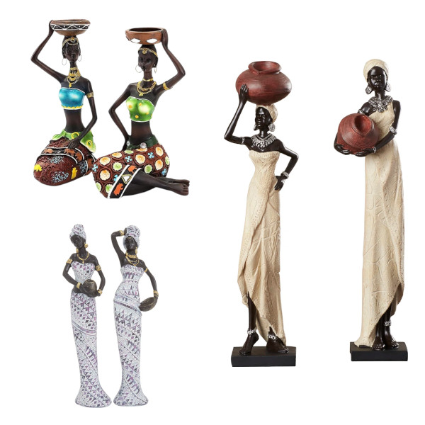 african women figurines