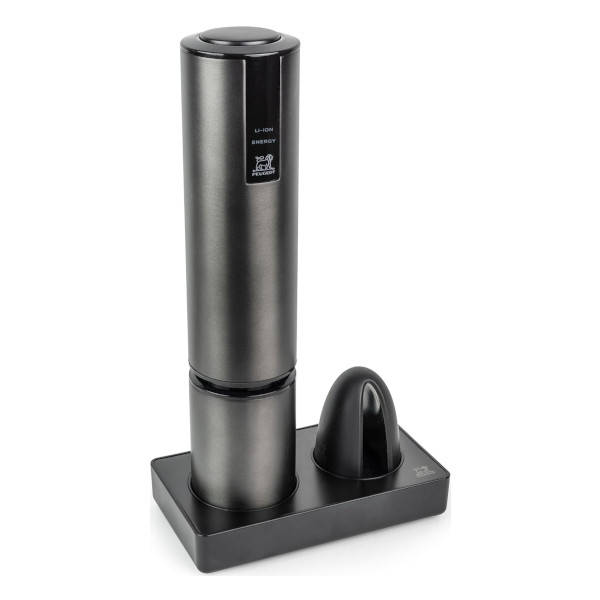 peugeot elis touch rechargeable electric wine bottle opener carbone