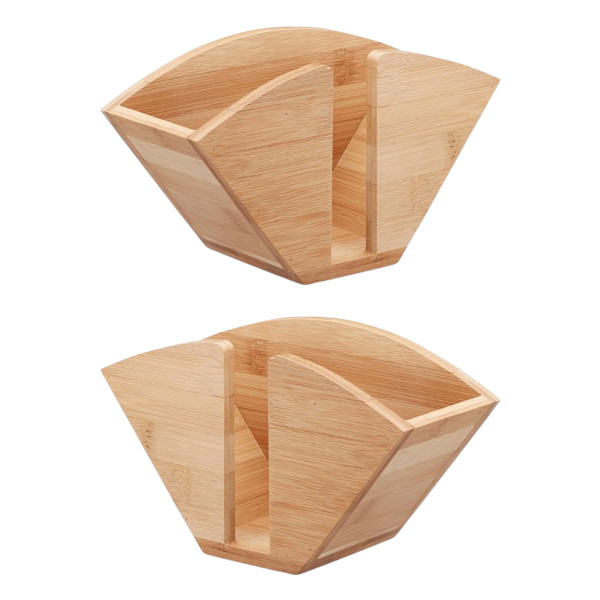 wooden coffee filter holder